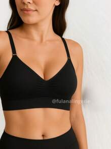 Kit Sutiã Top Básico de Alcinha Regulável CORES SORTIDAS/ALEATÓRIA - Sutia Import