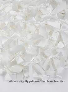 50pcs/Pack Silk Satin Ribbon Bows, Used For Gift Packing Decoration, DIY Hair Clips & Headbands, Gift Baskets, Birthday Packages, Holiday Decorations, Office Decor, Wedding Decor, Bridal Shower Decor, Cake Decorations, Party Supplies, Clothing, Shoes, Bags, Lingerie Accessories, Garment Trims