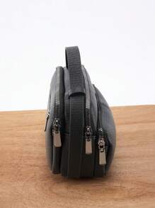 HOVI'S Casual clutch, geschikt voor woon-werkverkeer en reizen, grote capaciteit en multifunctioneel, combineert een modieuze uitstraling met draagbaarheid, geschikt als cadeau voor mannen