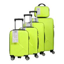 YSTYLE Valigia da 5 pezzi disponibile in diversi colori Realizzata in materiale ABS, con chiusura a combinazione, ruote universali silenziose, lunghezza del trolley regolabile, adatta per viaggi, viaggi d'affari, deposito per studenti
