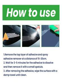 Multi-Purpose Adhesive Cleaner - A Streak-Free Cleaner That Can Remove Double-Sided Tape, Stickers, Cars, Paint, Marble Surfaces, Etc. New And Old Models Are Randomly Matched