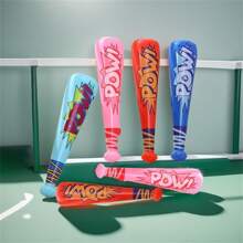 4 pièces Battes de baseball gonflables Décorations de fête d'anniversaire Cadeaux de fête Jouets de piscine Couleurs assorties