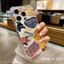 Funda transparente para teléfono con ranura para tarjetas, compatible con phone 16, 15, 14, 13, 12 y 11 - transparente - Ver 3