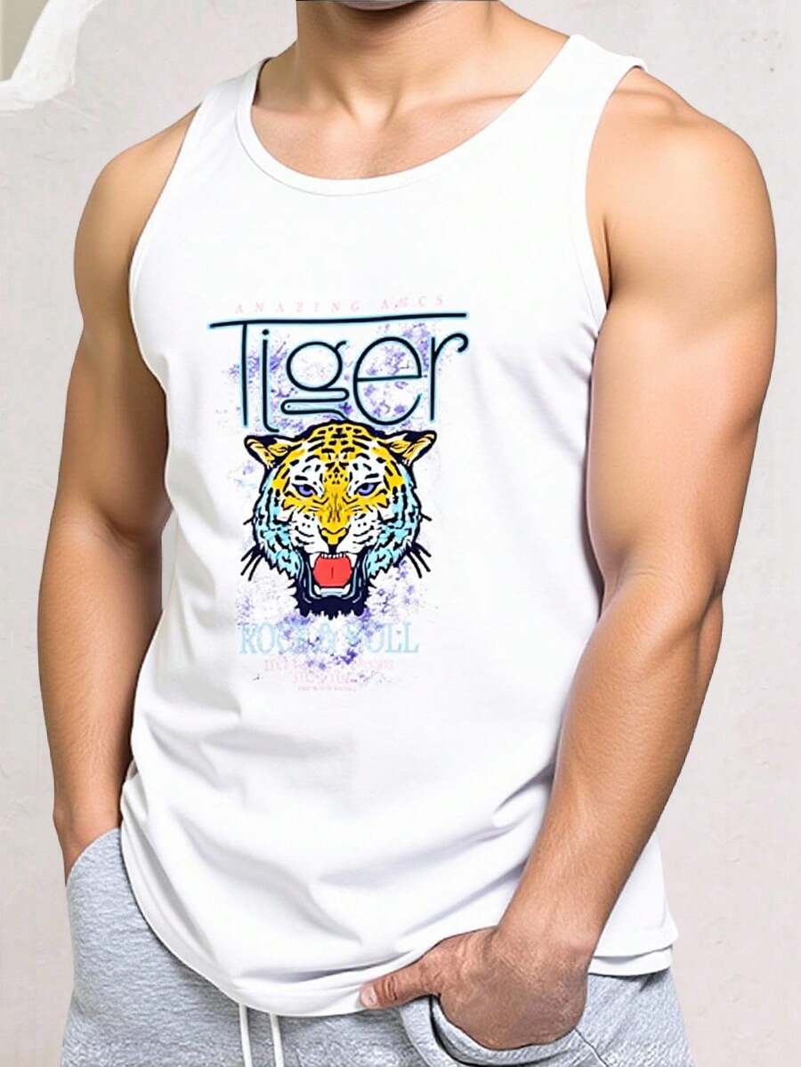King T-shirt 男士T恤 - 白色 - 查看 1
