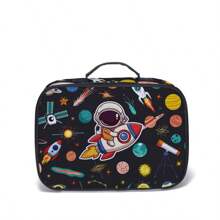 2 PIEZAS Mochila de vuelta al colegio para niños y niñas, con impresión creativa, ideal para estudiantes de primaria, secundaria y preparatoria, mochila escolar de gran capacidad de 16 pulgadas con lonchera