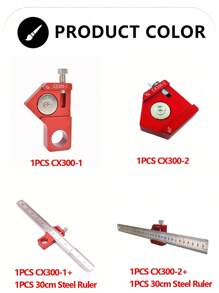 1 Pc Aluminum Alloy Steel Ruler Positioning Block 45/60/90 Degree Angle Scriber, Line Marking Gauge Woodworking Square Scriber, Right Angle Ruler, Height Ruler, Woodworking Measuring Tool, Woodworking Scriber For Ruler Locator Woodworking Woodworking Marking Measuring Tools