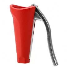 Alicates para avellanas y nueces, herramientas de cocina de aleación de Zinc, abridor de desgranadora con forma de embudo, alicates de abrazadera, Clip rápido para utensilios de castañas JN0O - Rojo - Ver 10