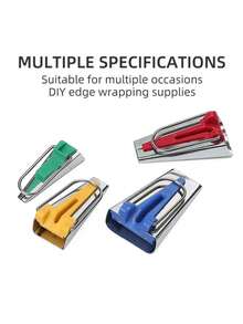 3 件/4 件/5 件斜纹胶带制作器套装，DIY 缝纫卷边工具