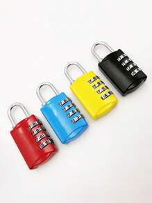 4-Digit Combination Lock, Keyless, Waterproof. Suitable For Helmet Lock, Locker, Various Boxes, Travel Gear