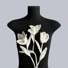 2 件/包全新多色 3D 郁金香贴片，适用于 DIY 服装配饰、时尚装饰 - 彩色 - 查看 7