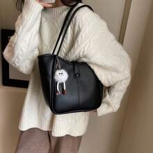Women Tote Bags - 棕色 - 查看 9