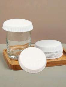 100/150pcs White Paper Cup Lids - Dust-Proof, Sanitary, Durable, Disposable And Stackable Travel Cup Lids - Ideal For Coffee, Tea, Juice And Cold Drinks - Keeps Beverage Clean, Suitable For Home, Restaurant, Hotel, Cafe, Snack Bar, Beauty Salon Business And More - Multicolor - View 2