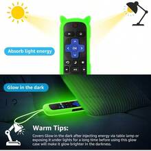 paquete de 3 fundas suaves de silicona con 2 paquetes de control remoto de repuesto para televisores inteligentes universales compatibles con las series Hisense, Sharp y Onn Roku, no para Roku Stick y Box - Paquete de 2 controles remotos, cubierta azul, cubierta morada y cubierta verde - Ver 6