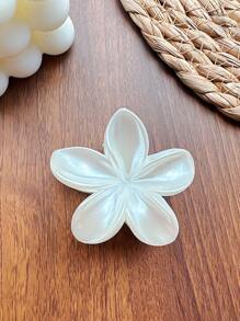 2 Pcs Acrylic Flower Large Hair Claws, 6cm/2.36 Inch, Elegant Vintage Style Sophisticated Hair Accessories, Versatile For Everyday Wear, Suitable For School, School Stuff, College Fall Winter Hair Clip Claw Clip For Vacation Outfits Woman