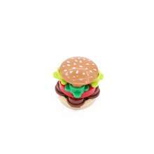 Juguetes de decoración con forma de hamburguesa de carne y papas fritas, para decoración de fiestas festivas y regalos de fiestas con amigos. Todos los colores se envían de forma aleatoria - Multicolor - Ver 7