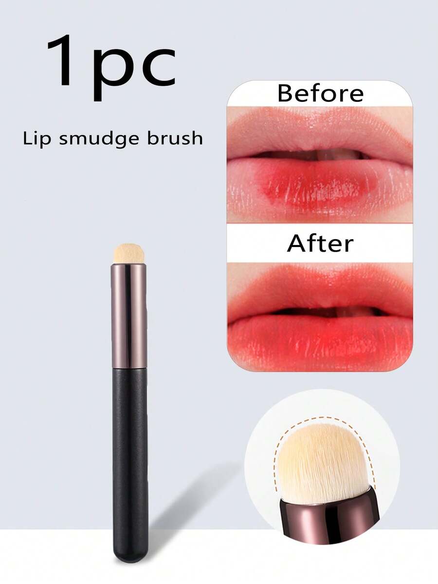 Round Head Lipstick Brush, Concealer Brush, Makeup Brush, Halo Dye Brush, Portable Lip Brush, Makeup Brush