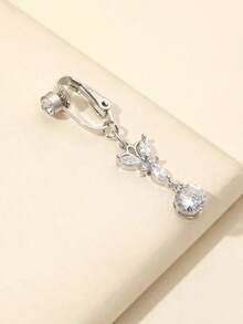 Non-Piercing Butterfly Fake Belly Piercing Butterfly Clip On Umbilical Navel Fake Piercing Fake Clip