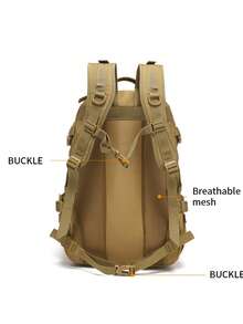 Outdoor Tactical Backpack, Hiking Equipment, Sports Bag, Multifunctional Combination Backpack, Military Fan Camouflage, Large Capacity Hiking Bag, Cross Training Camping Travel Bag - 彩色 - 查看 3