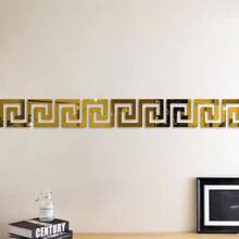 20 Peças Espelhos Adesivos de Parede Estilo Glam em Acrílico, 1.97/3.94 Polegadas, Padrão Geométrico, Acabamento Brilhante, Reutilizável, Formato Retangular para Sala de Estar, Sala de Jantar, Quarto, Banheiro, Escritório, Academia, Exposição, Superfície Cerâmica Recomendada, Instalação em Várias Superfícies