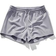 Mens Booty Shorts 3 Inch Inseam Athletic Workout Short Shorts For Men - Gray - View 1