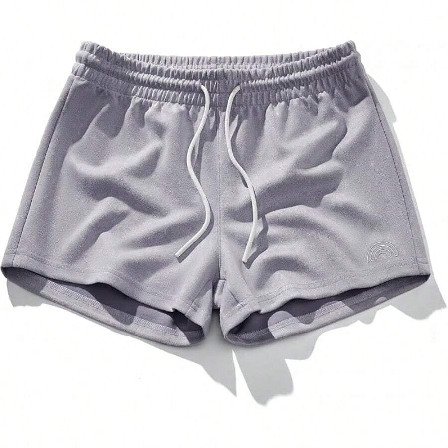 Mens Booty Shorts 3 Inch Inseam Athletic Workout Short Shorts For Men - Gray - View 1