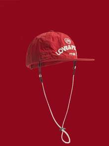 1pc Korean Fashion Embroidered Drawstring Baseball Caps For Men And Women Summer Outdoor Leisure Sun Protection Quick-Drying Hat - Multicolor - View 5