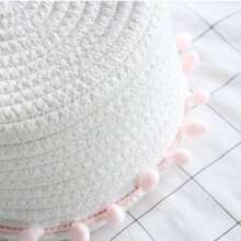 Mehrstufiger Seil gewebter Aufbewahrungskorb für Zuhause, Schreibtisch für Stifte, Taschentücher, Süßigkeiten, Snacks, Spielzeug, Unordnung Organizer, Bad, Schlafzimmer, Kosmetik, Make-up Organisation