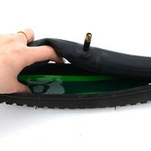 1 件绿色防刺穿自行车轮胎内胎衬里真空垫，耐用 TPU 防刺穿垫，适用于山地车和公路车 - 彩色 - 查看 4
