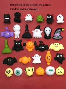 10/20pcs Halloween Mochi Squishy, Mini Kawaii Mochi Squeeze Reliever Anxiety Packs Party Favors, Halloween Miniatures Halloween Treat Bags Gifts,Monsters Mochi Squishy Mini Squishy In Unique Halloween Shapes, Classroom Prizes, Goodie Bag Fillers, Trick Or Treat, Halloween