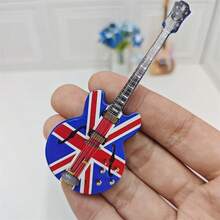 迷你吉他模型、微型乐器装饰、小房子配件、收藏品和爱好礼物 - 彩色 - 查看 4