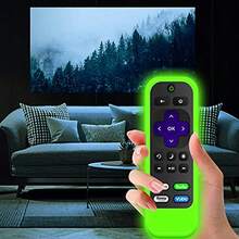 [2 Pack] Climberer Silicone Roku Remotes Cover Case Compatible With  Roku Hisense Roku Remote Roku Express 4K+ 2021 Roku Streaming Stick+ Roku Streaming Stick 4K 2021 Luminous Green + Blue - 夜光綠+藍 - 查看 7