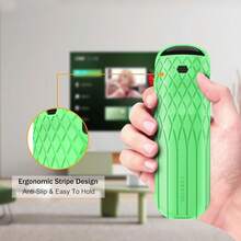 Fintie Protective Case For Roku Voice Remote Pro 2nd Edition CaseBot Lightweight Anti Slip Friendly Shockproof Silicone Remote Cover For Roku Ultra 2024 RCB1R Controller Green Glow - 綠光 - 查看 6