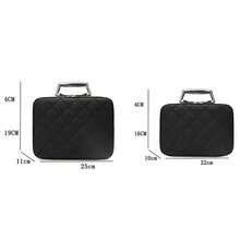 Makeup Bag With Mirror, Foldable Tray Travel Makeup Bag, Professional Makeup Case Designed For Women To Hold All Cosmetics,Makeup Bag,Travel Essential - Multicolor - View 7