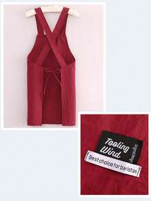 1pc Customized Waterproof Apron, Can Print Text And Personalized Photos, Funny Cooking Kitchen Apron, Can Customize Logo & Text, Ideal Gift For Valentine's Day, Father's Day, Mother's Day, Birthday, Anniversary For Women, Chefs, Moms, Dads, Husbands, Girlfriends, Boyfriends, Wedding (Men/Women), Washing Gloves - Multicolor - View 5