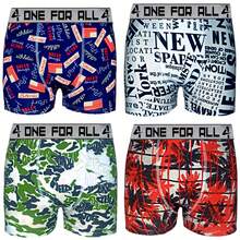 Kit 10 Printed One For All Men's Boxer Briefs With 100% Cotton Lining – Microfiber Polyelastane – Assorted Colors And Prints – Comfortable – Composition 94% Polyester 6% Elastane - Nhiều màu - Xem 6