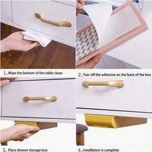 1 件抽屉式收纳盒，适用于家居装饰和办公室使用，配有各种尺寸的无孔抽屉，适用于教室和办公室的收纳盒，白色收纳盒，文具和化妆品收纳盒，收纳桌，整理桌和收纳整理容器，节省空间，卧室，厨房整理和收纳，家居装饰 - 彩色 - 查看 11