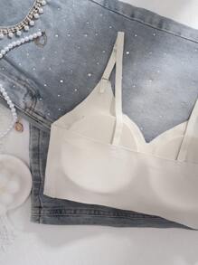 Women's Wireless Bra, Sexy Comfort Seamless Soft Yoga Sports Bra