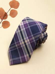 2件套女士休闲格子条纹图案可爱JK领带套装，适合约会、上学、日常穿着、拍照、节日、旅行等场合。 - 彩色 - 查看 6