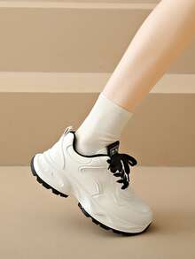 Women's Chunky Sneakers, 2025 New Arrivals, Thick Sole Casual Comfortable Breathable Athletic Shoes