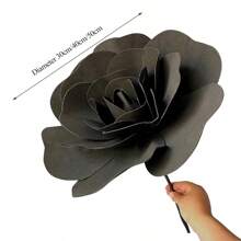 30cm/40cm/50cm Halloween Background Decorative Flowers Big Foam Rose Artificial Flowers Wedding Decoration With Stage Props Diy Home Decoration Artificial Flowers Wreath
