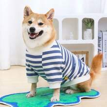 Summer New Pet Dog & Cat Clothes, Thin Vest For Medium & Small Dogs, Plus Size For Pomeranian, Shiba Inu, Corgi - Blue - View 6