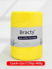 2 Pcs High-Quality Chunky Hollow Yarn - Soft, Durable And Breathable, Suitable For DIY Crochet, Knitting And Sewing Projects - Multifunction Craft Yarn In Various Colors, Total Weight 16.23oz (460g) - Multicolor - View 21