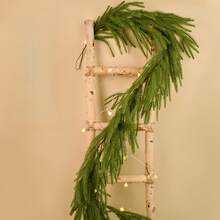 Minnow Folk Pine Encrypted Soft Glue Christmas Rattan Christmas Pine Needle Door Hanging (Without Decoration) Can Be Used For Hanging Decorations, Wall Decorations, Handrail Decorations, Table Decorations And Other Scenes