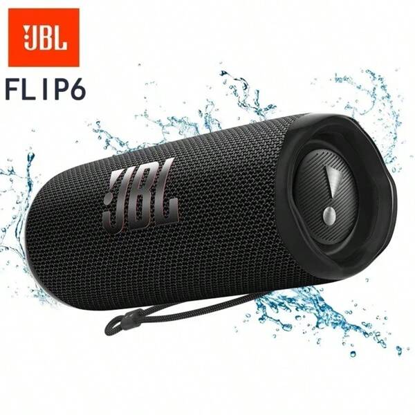 JBL مكبر صوت بلوتوث JBL Flip 6 المحمول, صوت قوي وصوت حاد, مكبر صوت مقاوم للماء والأتربة بمعيار IPX67