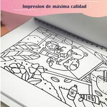 Libro Para Colorear Bobbie Goods 100 Dibujos Opalina Carta - Blanco - Ver 3