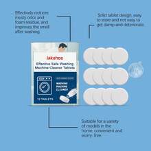 Washing Machine Cleaner Tablets - Deep Cleaning For Washer Tub, Removes Dirt & Odor, Daily Home Use - Multicolor - View 6