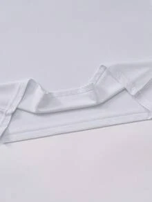 男式时尚布鲁克林印花 26 号篮球队拼接圆领无袖休闲篮球球衣，春夏 - 白色 - 查看 9