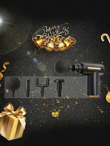 按钮/LCD 按摩器、深层组织按摩器、便携式手持肌肉按摩器、迷你旅行按摩器、健身器材、健身配件、男女理想礼物、带 LCD 屏幕的便携式可充电肌肉按摩枪、6 个可调档位、带 4 个可更换按摩头的颈部按摩器、深层组织放松、USB 可充电锂电池、人体工程学设计