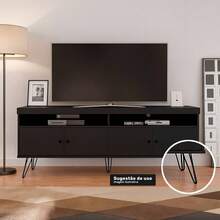 Kit 08 Pés Hairpin Legs 15cm Aramado de Aço Triplo Para Móveis e Estofados - Desk Design