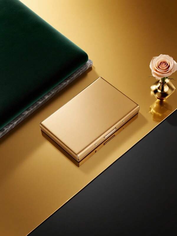 Multi-Color Metal Card Holder Slim Business Card Wallet For Credit Cards ID Cards For Men Wallet Mini Wallet Purse Wallet